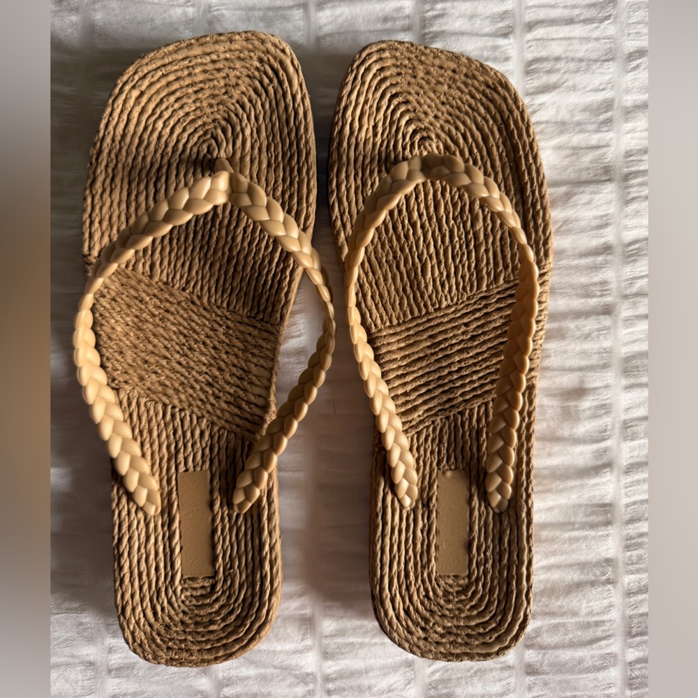 Woven Tan Sandals